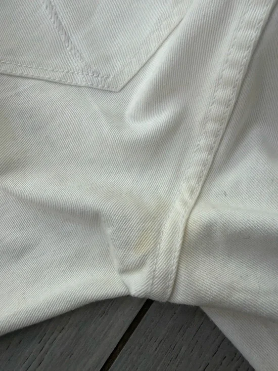 White Jean Shorts - Picture 8 of 12